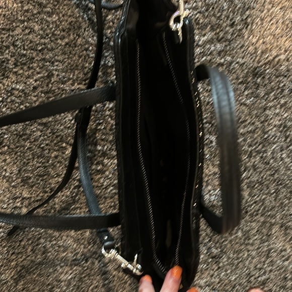 AUTHENTIC. COACH Taylor Bette Mini Tote Black Leather Cross Body Bag - Picture 3 of 3